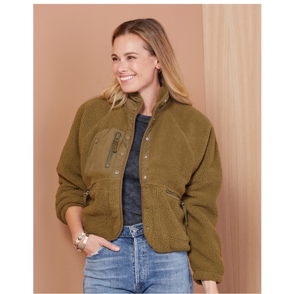 Free People Hit the Slopes Fleece Jacket